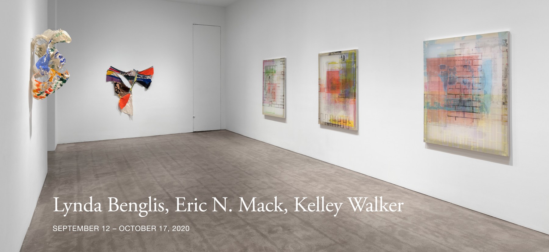 Lynda Benglis, Eric N. Mack, Kelley Walker - Viewing Room - Paula Cooper Gallery Viewing Room