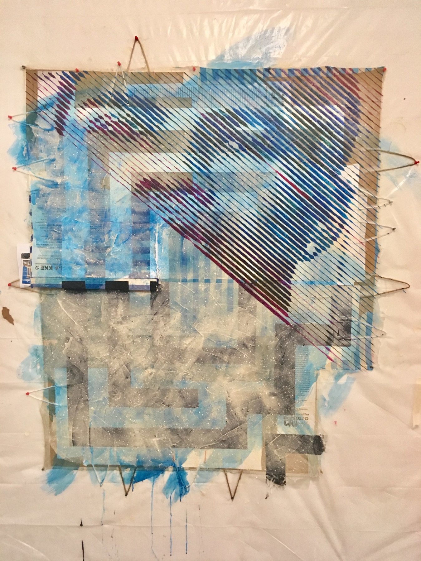 Tomashi Jackson - Temple for Bakari, 2020 - Viewing Room - Night Gallery Viewing Room