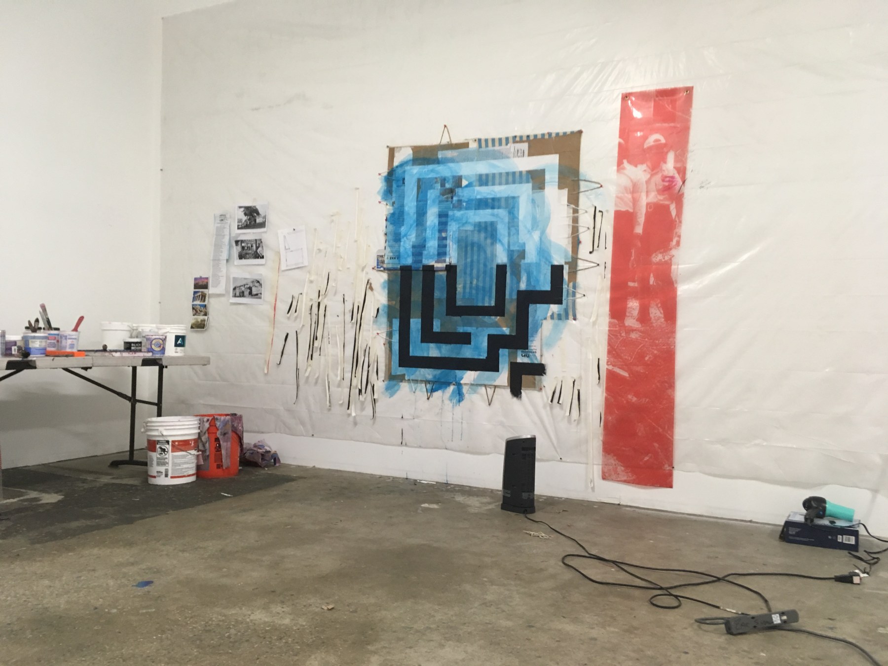 Tomashi Jackson - Temple for Bakari, 2020 - Viewing Room - Night Gallery Viewing Room