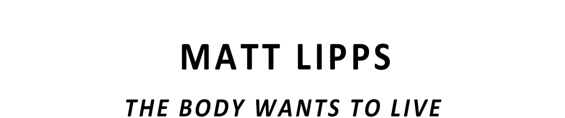 Matt Lipps - The Body Wants to Live - Viewing Room - Marc Selwyn Fine Art Viewing Room
