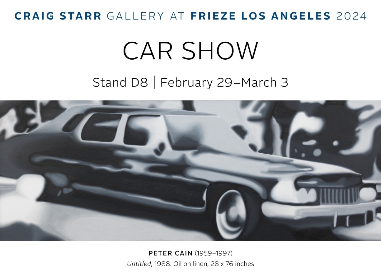Car Show - Frieze Los Angeles - Viewing Room - Craig Starr Gallery Viewing Room