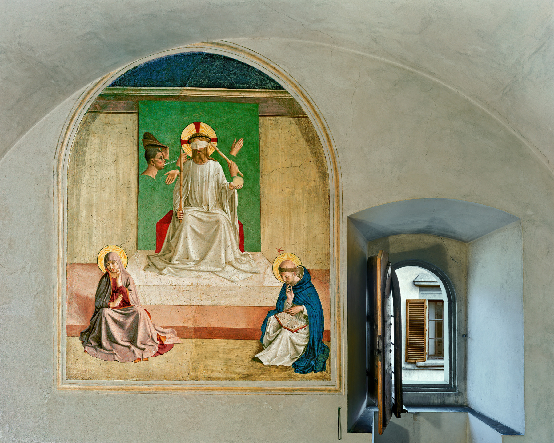 Robert Polidori&amp;nbsp;The Mocking of Christ by Fra Angelico, Cell 7, Museum of San Marco Convent, Florence, Italy, 2010, archival pigment print mounted to dibond

44 x 54 inches, Edition of 5, with 2 APs &amp;copy; Robert Polidori. Image courtesy Kasmin Gallery