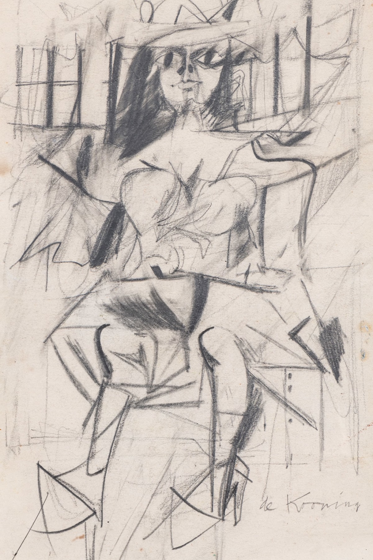 A Closer Look: Willem de Kooning - Woman, 1951 - Viewing Room - Edward Tyler Nahem Fine Art Viewing Room