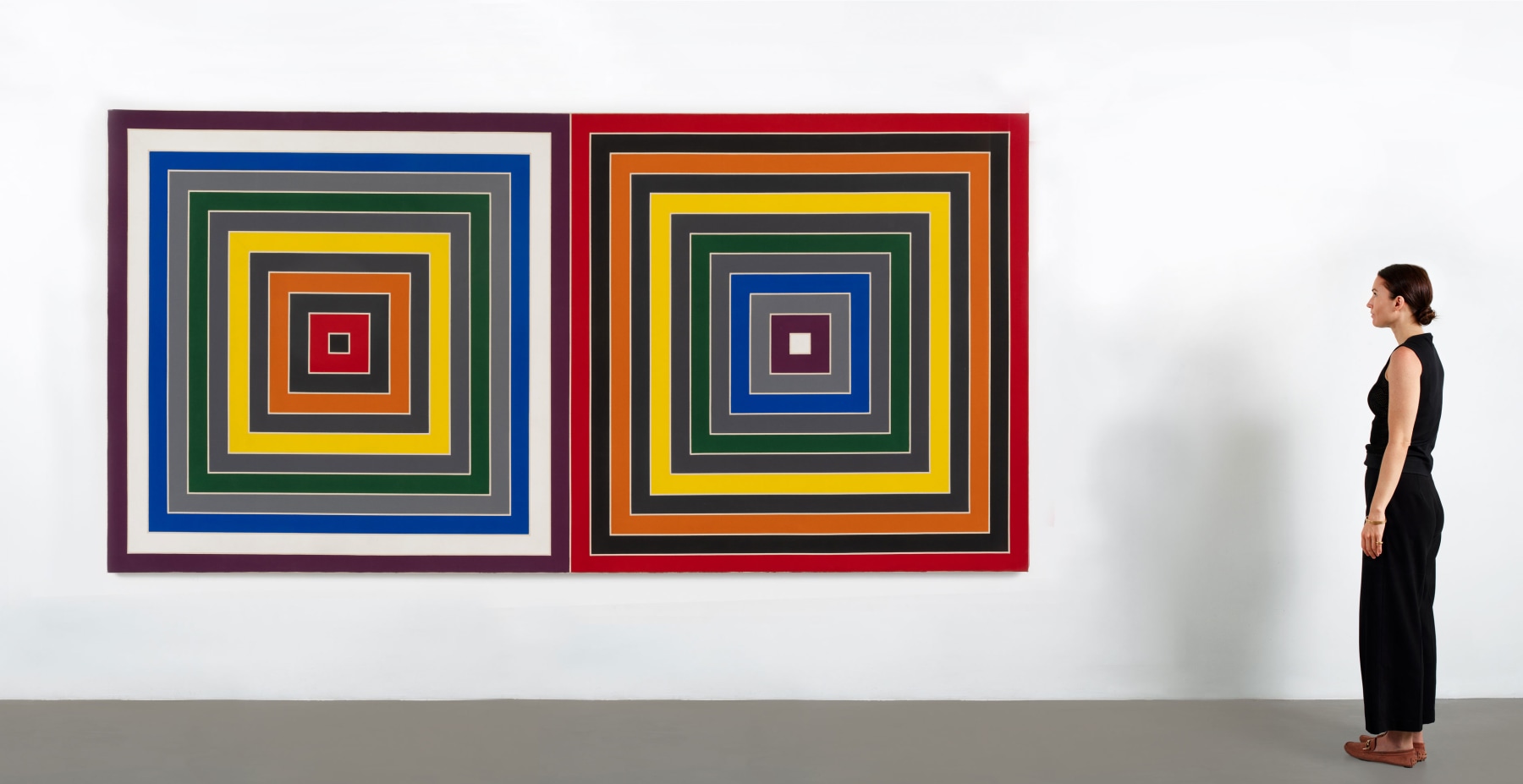 A Closer Look: Frank Stella - Double Scramble II, 1968 - Viewing Room - Edward Tyler Nahem Fine Art Viewing Room