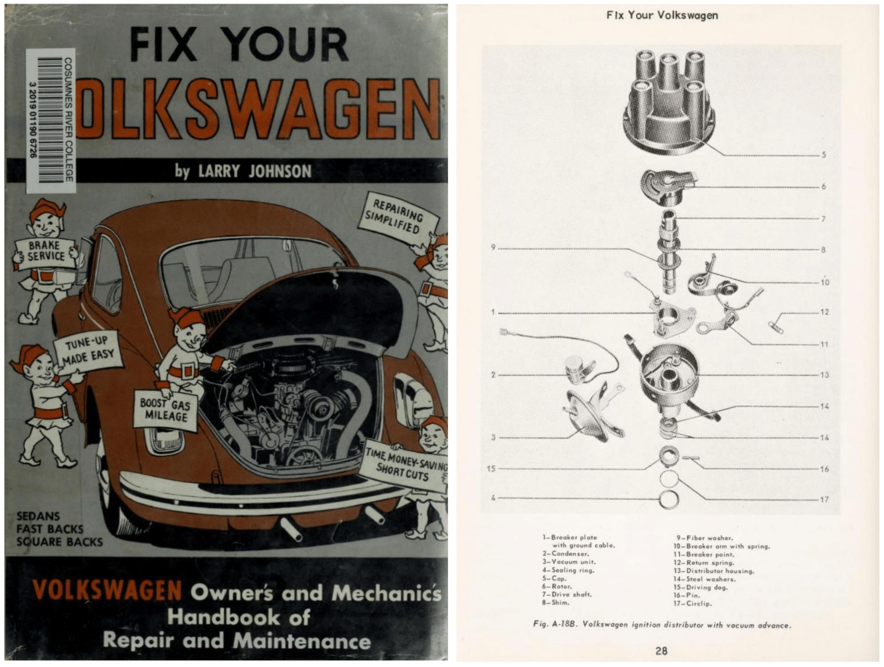 Portada y detalle de&amp;nbsp;Fix Your Volkswagen, 1973