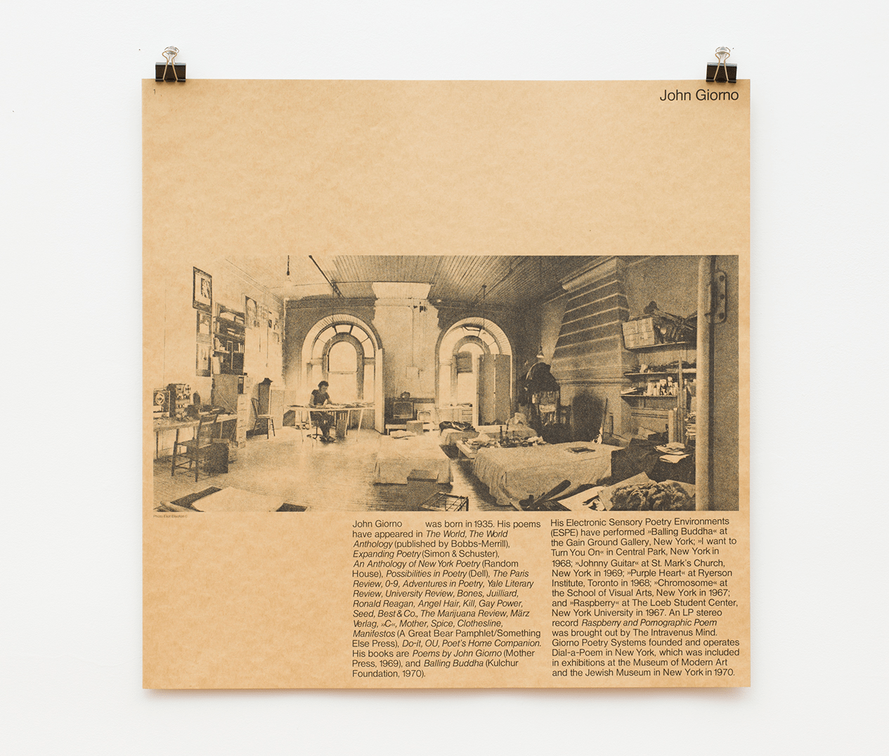 &amp;copy; 1971 On The Bowery Portfolio, Domberger Editions