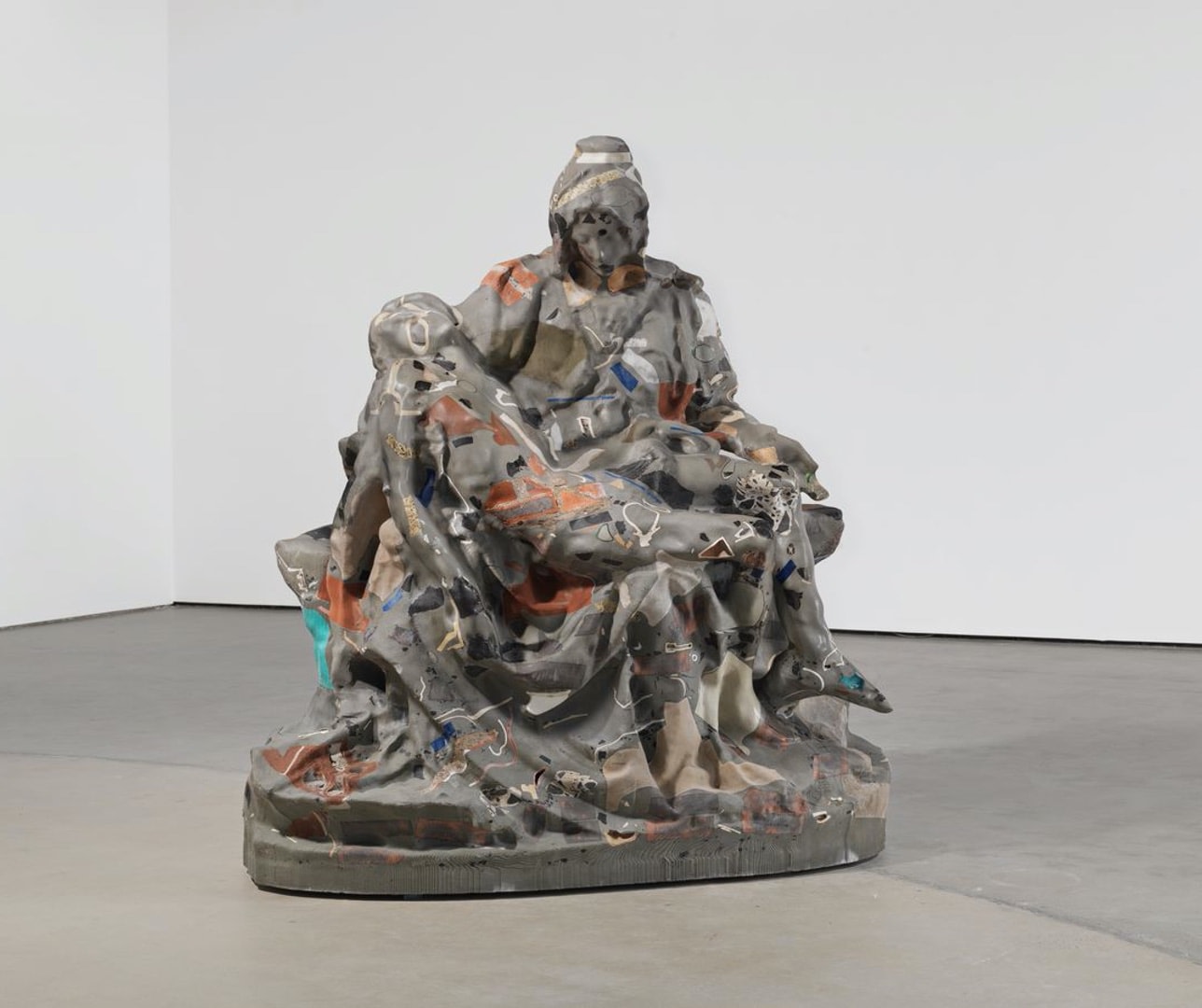 Pieta Sculpture by Matthew Day Jackson - A Modern Fossil Memorial