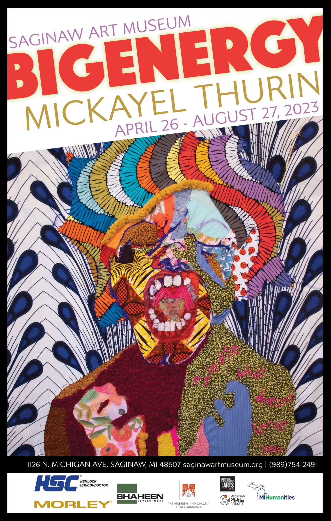 Mickayel Thurin: Big Energy - Saginaw Art Museum - Viewing Room - Gross McCleaf Gallery Viewing Room