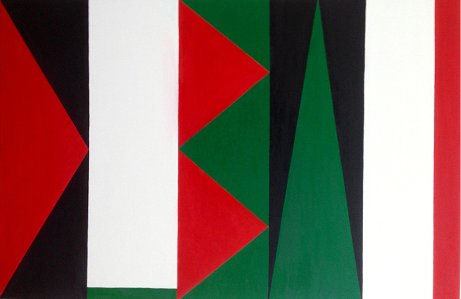 Ron Burkhardt Notism LetterScapes: DUBAI, 2014, Oil on canvas, 30 x 40 in.