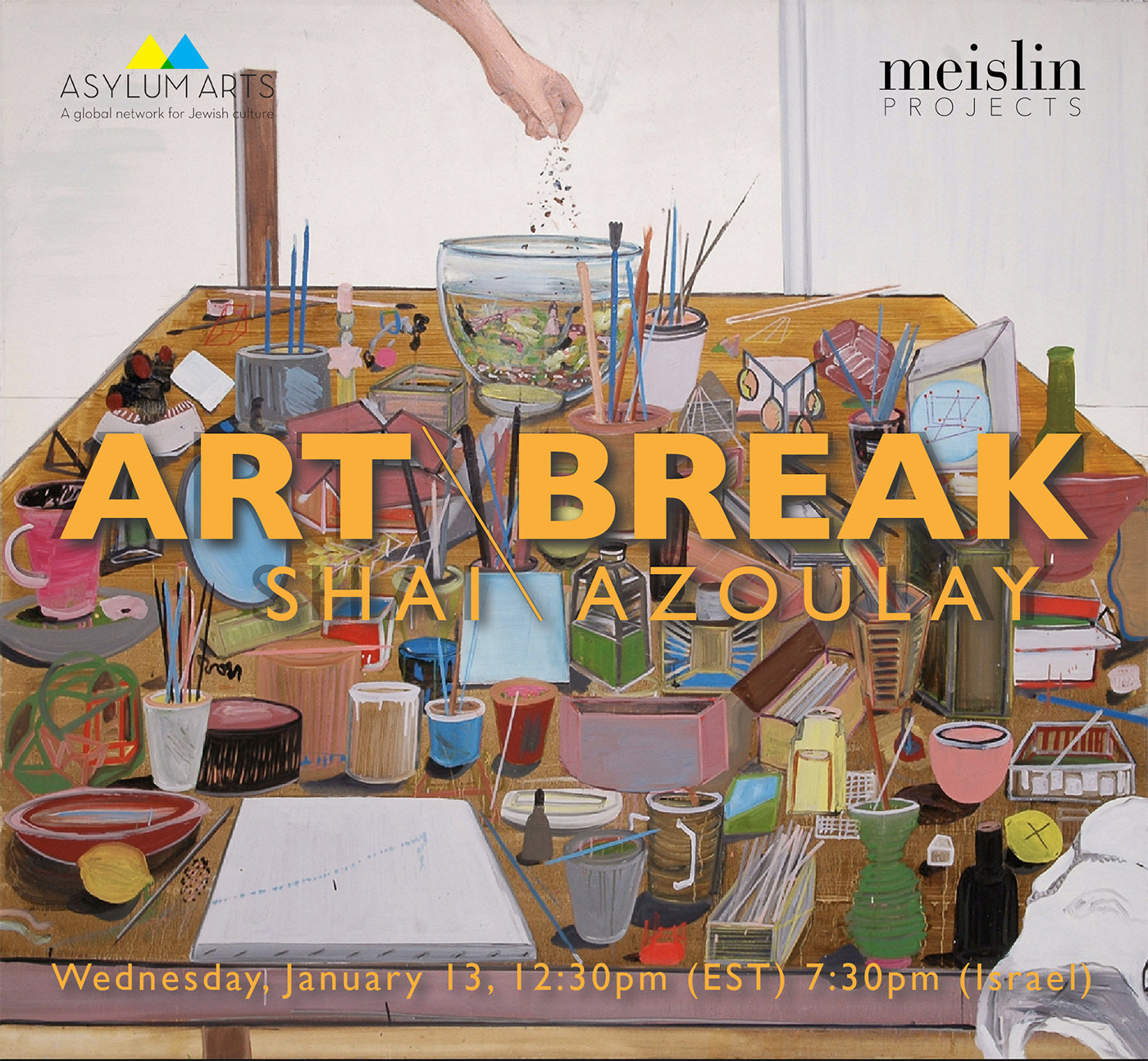 ART\BREAK - Virtual Studio Visits With Meislin Projects' Artists, Presented In Collaboration With Asylum Arts - Viewing Room - Meislin Projects Viewing Room