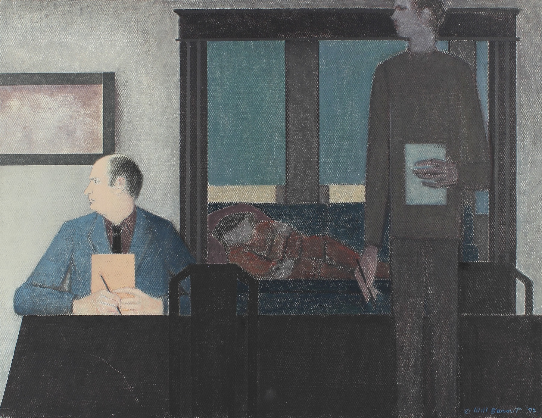 Will Barnet - Figures in Isolation - Viewing Room - Alexandre Gallery Viewing Room