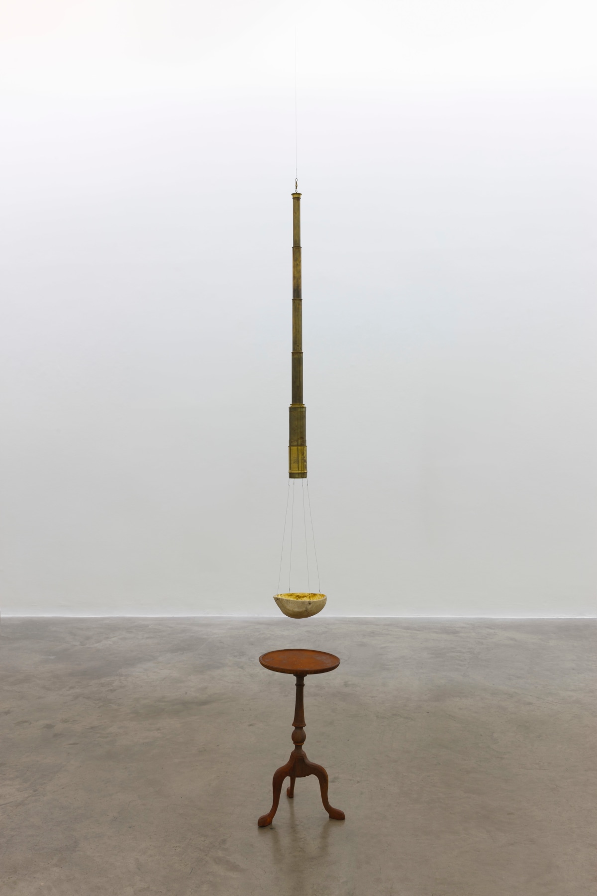 Dorothy Cross&amp;nbsp;
Table Telescope,&amp;nbsp;2016
cast iron table, antique brass telescope, gilded human skull, meteorite
table 49 x 28 cm/&amp;nbsp;19.3 x 11 in &amp;nbsp;
telescope 91 x 5 cm / 35.8 x 2 in

inquire

&amp;nbsp;