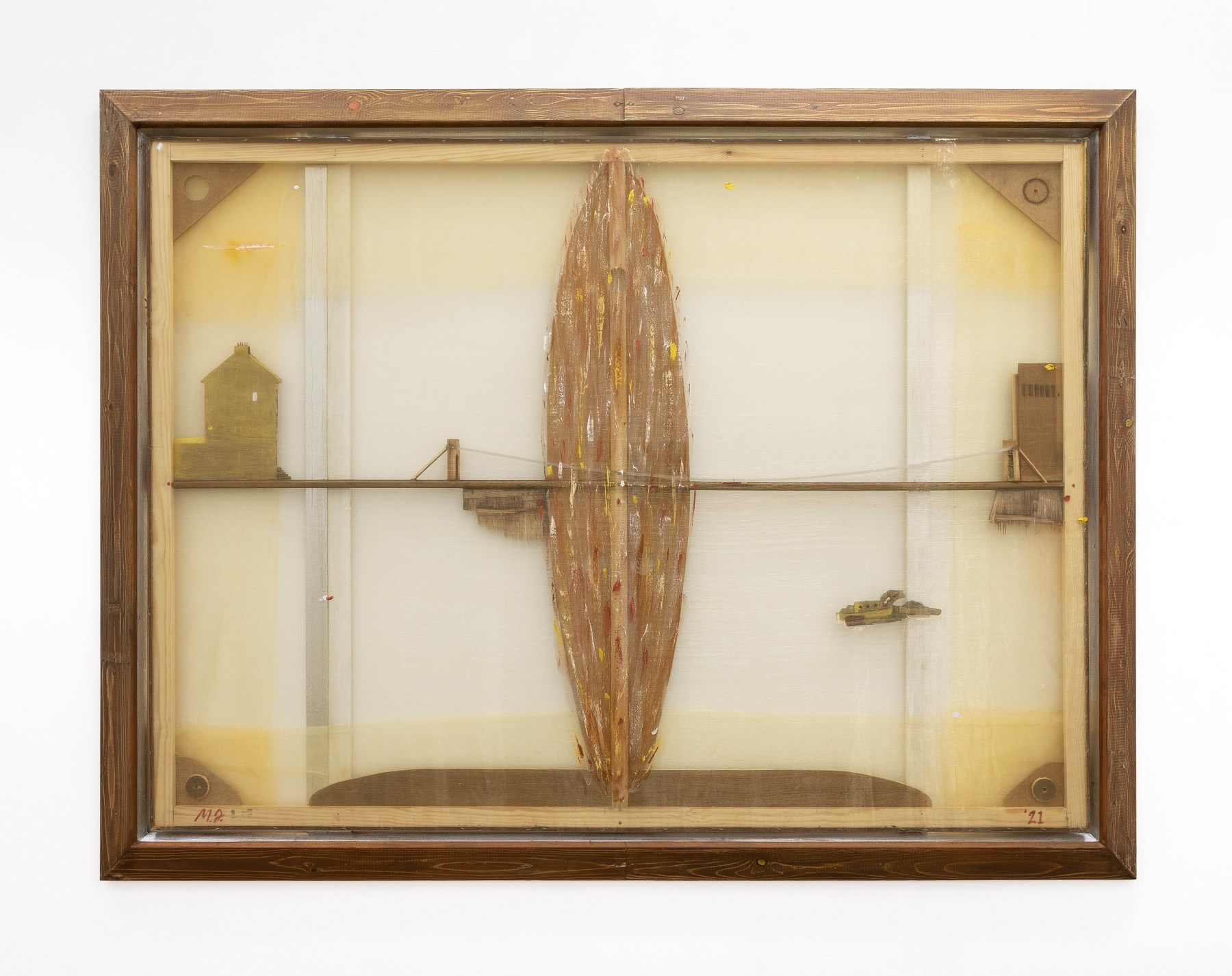 Merlin James - Window - Exhibitions - Kerlin Gallery