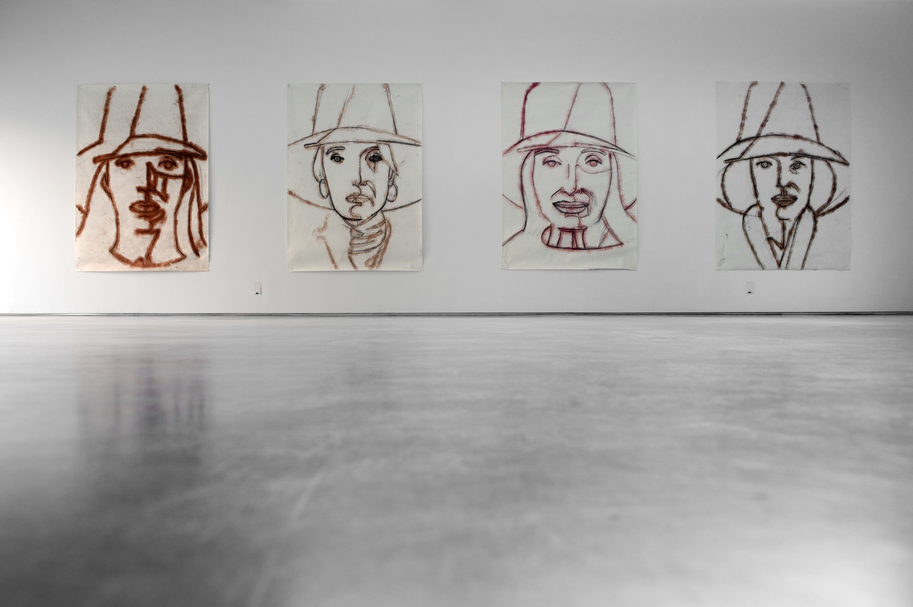 Alex Katz - Red Hat - Exhibitions - Lopez de la Serna CAC
