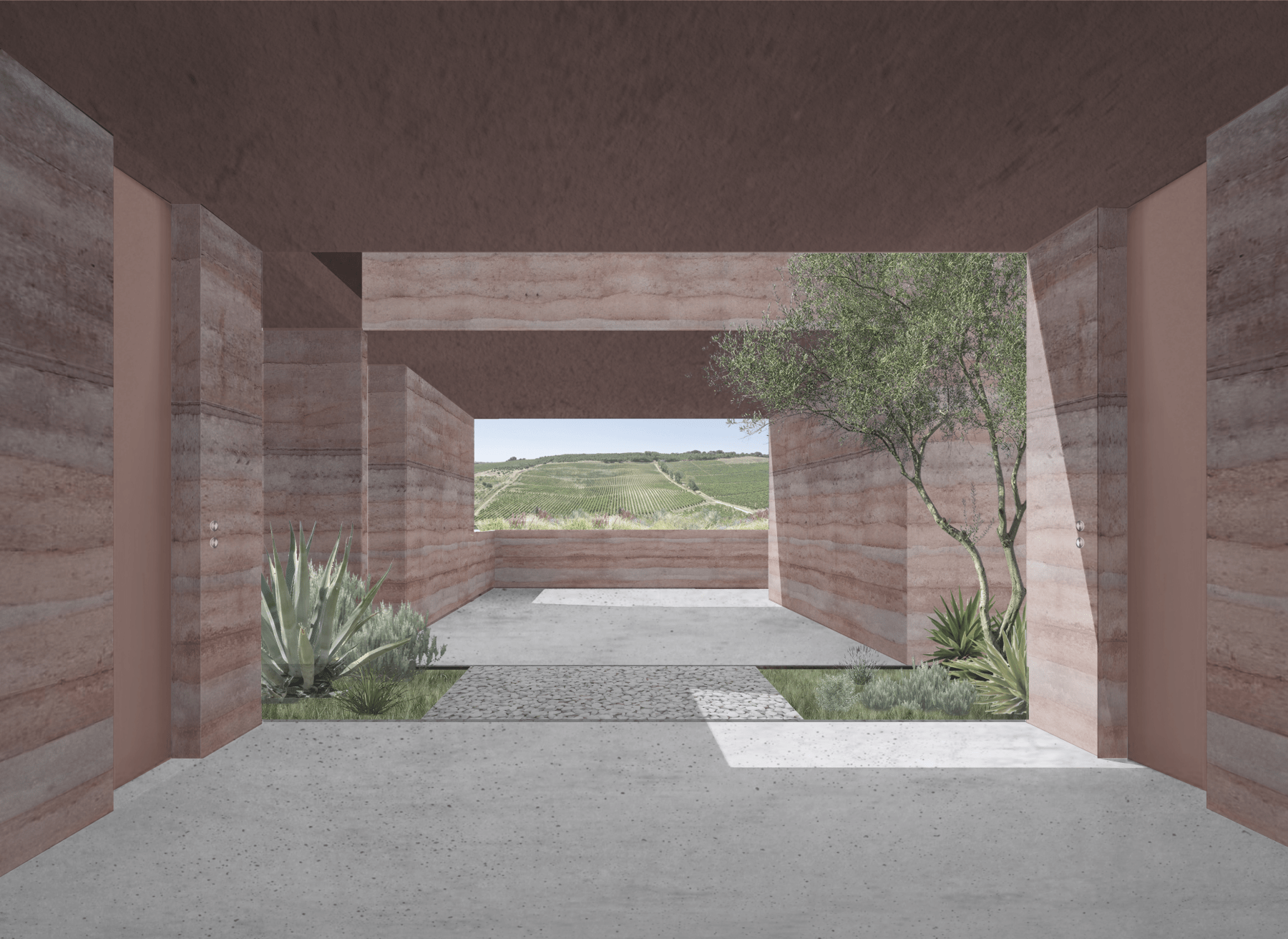 Monte D'Oiro Wine Hotel Competition - Projects - Baird Architects