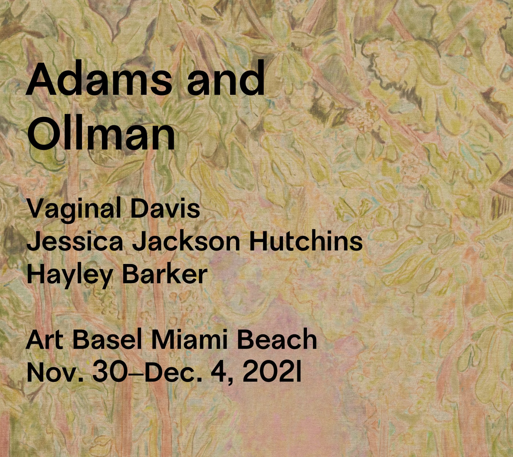 Art Basel Miami Beach 2021 - November 30–December 4, 2021 - Viewing Room - Adams and Ollman Viewing Room