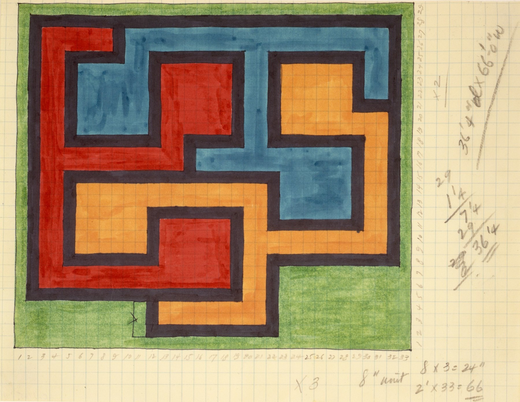 Untitled&amp;nbsp;(c. 1965), ink&amp;nbsp;on paper, 8 1/2 x 10 5/16 in.