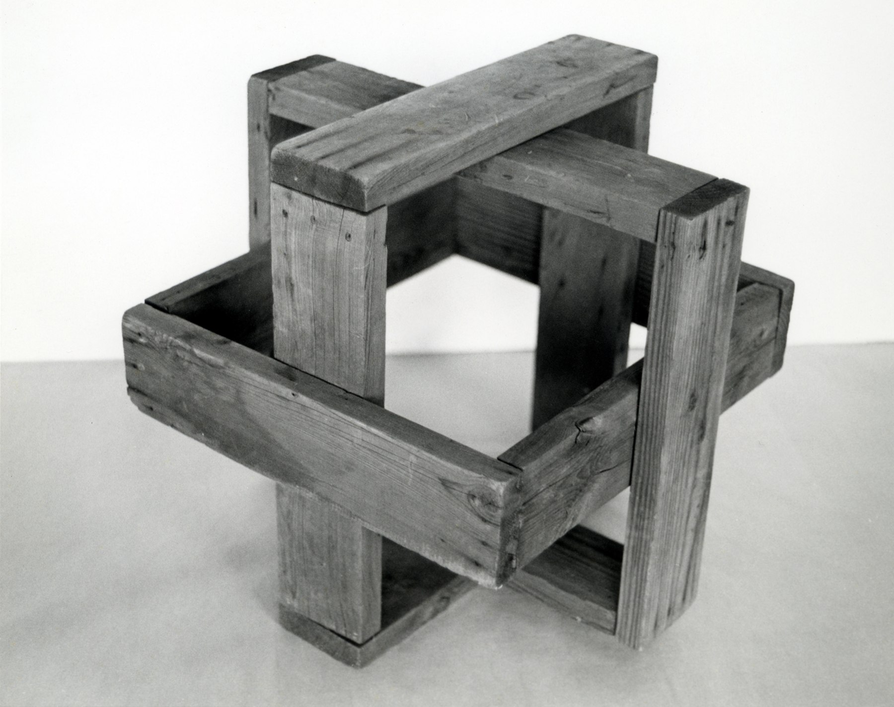 Wood
30 &amp;times; 30 &amp;times; 30 in. (76.2 &amp;times; 76.2 &amp;times; 76.2 cm), unique
Private collection