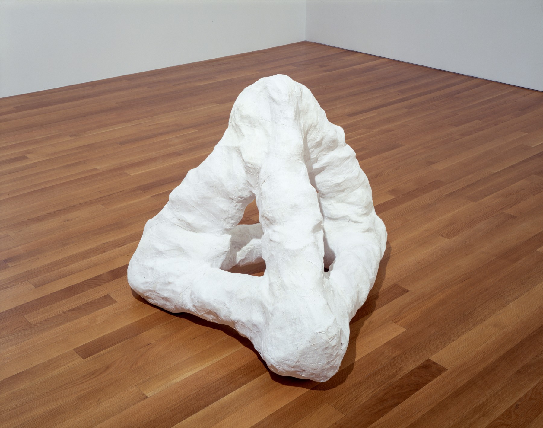 Plaster, gauze bandage, newspaper, armature
38 &amp;times; 48 &amp;times; 43 in. (96.5 &amp;times; 121.9 &amp;times; 109.2 cm)
Unique
Private collection