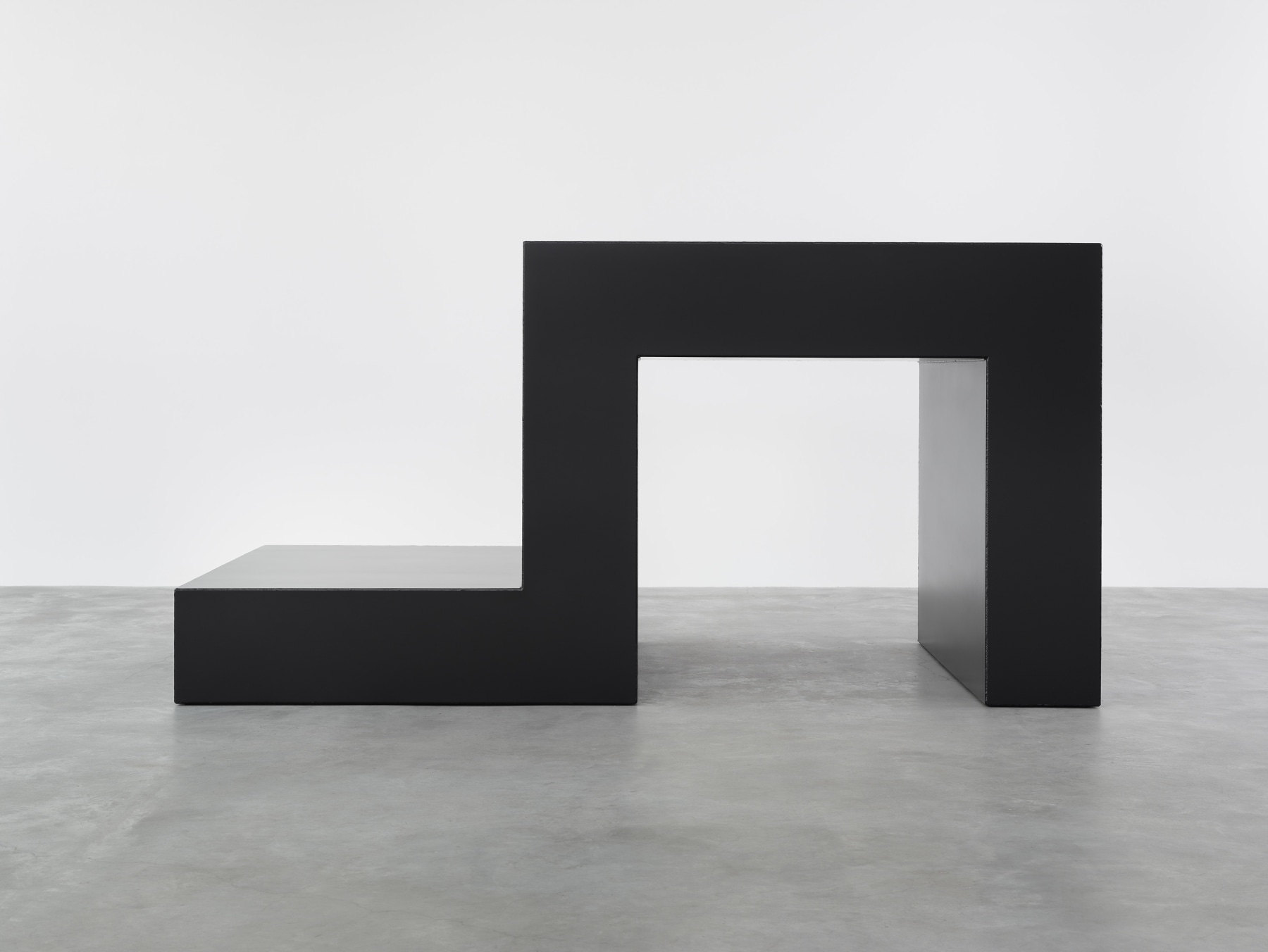 Steel, painted black
5 ft. 4 in. &amp;times; 10 ft. 8 in. &amp;times; 5 ft. 4 in. (162.6 &amp;times; 325.1 &amp;times; 162.6 cm), edition AP
Tony Smith Estate

&amp;nbsp;