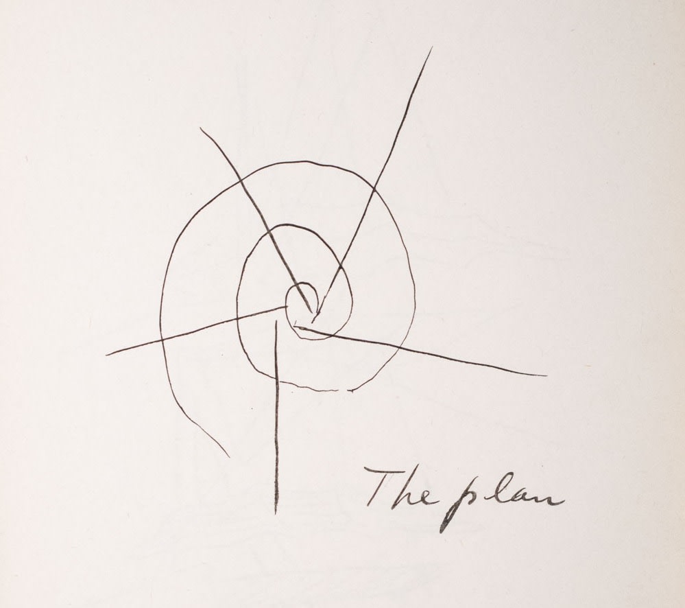 Fritz and Jeanne Bultman House, Provincetown, Massachusetts, 1945
Sketchbook #18, ink on paper, 9 3/4 &amp;times; 7 3/4 in. (24.8 &amp;times; 19.7 cm)