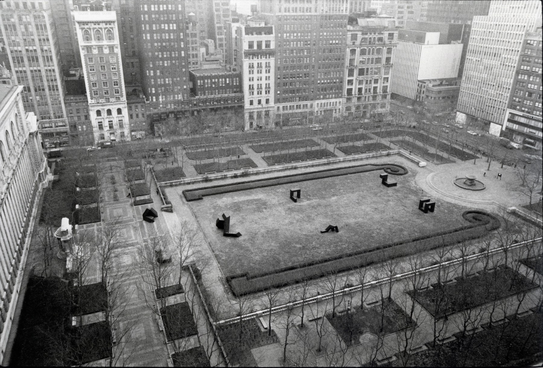 Tony Smith: Bryant Park -  - Exhibitions - Tony Smith Estate