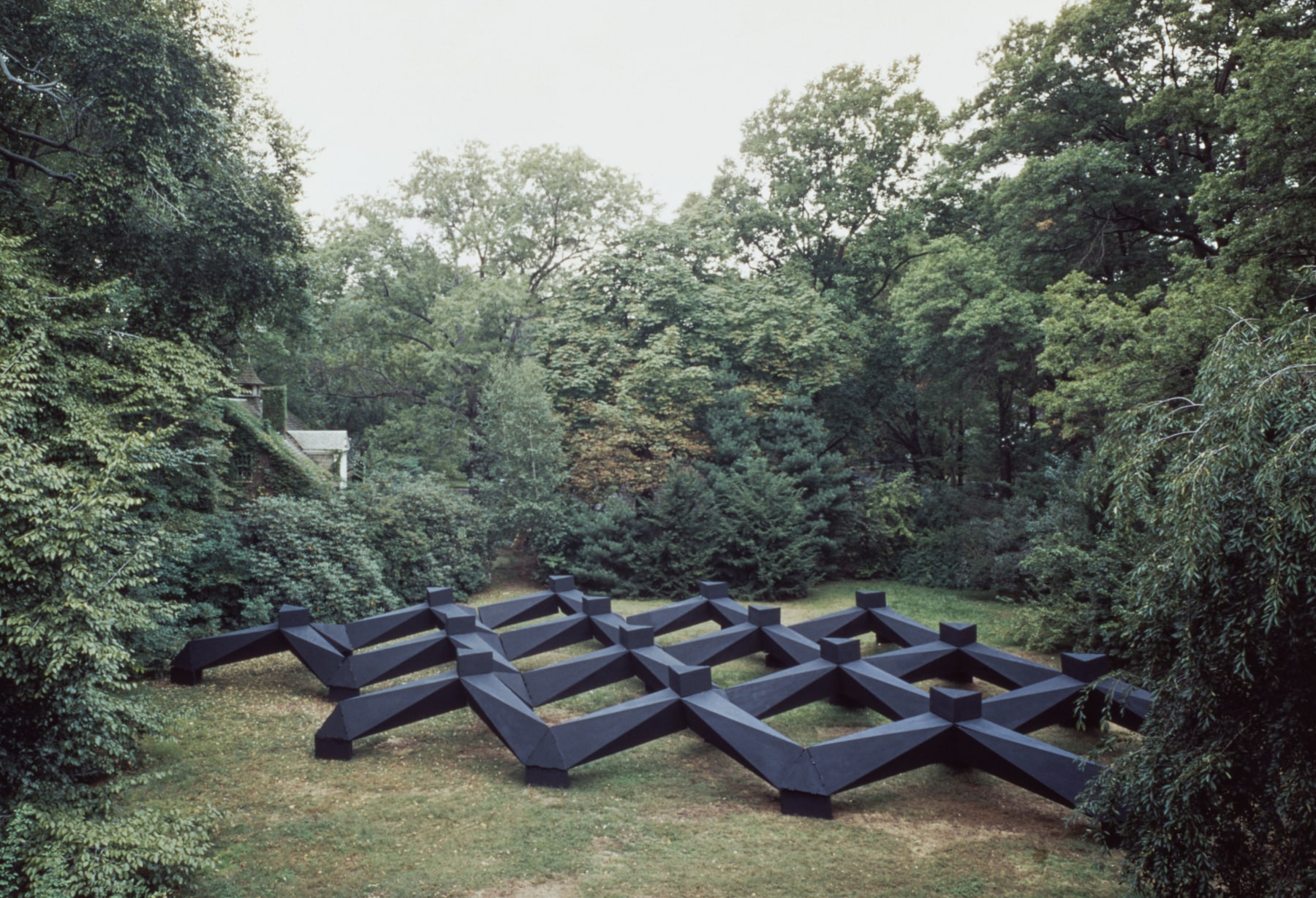 Plywood, painted black
6 ft. 10 in. &amp;times; 78 ft. &amp;times; 64 ft. (2.08 &amp;times; 23.77 &amp;times; 19.51 m)
Orange, NJ