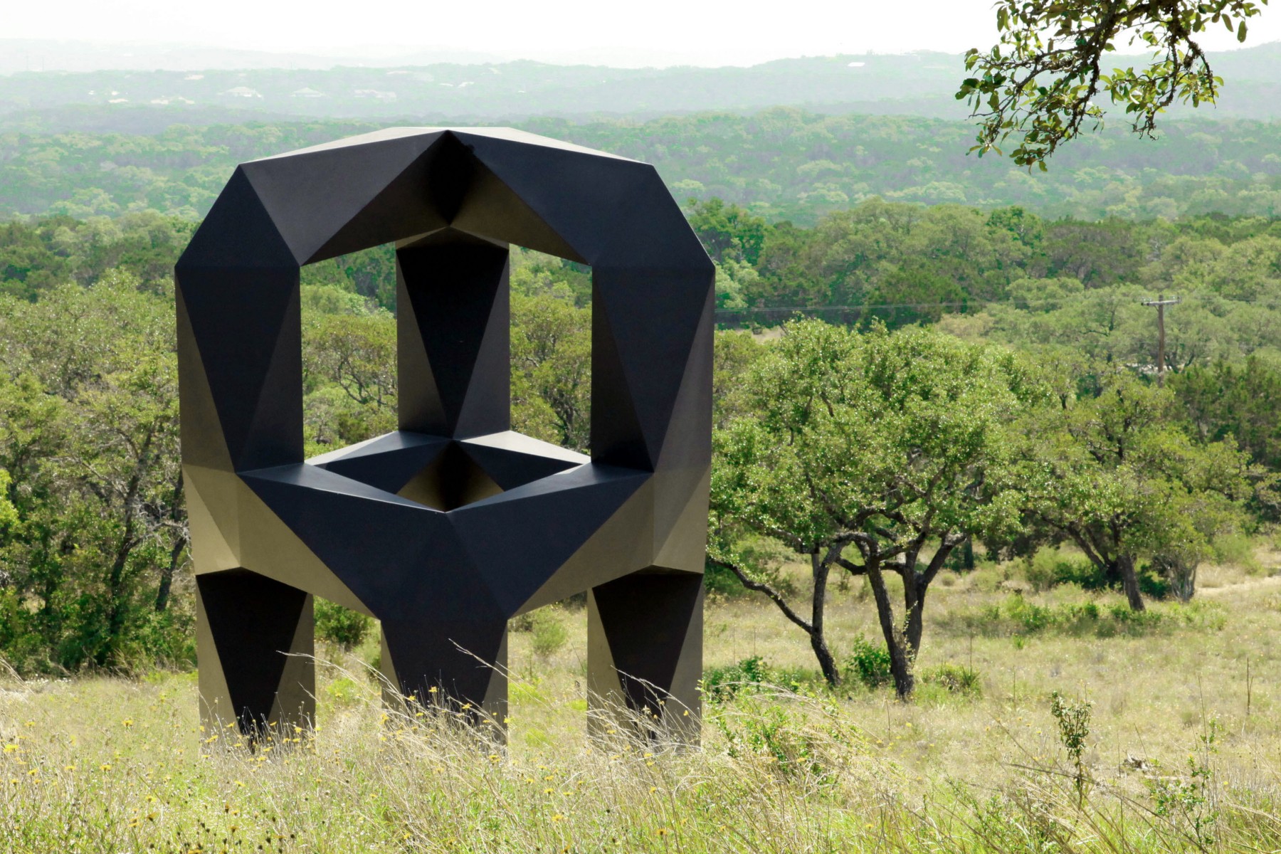 Aluminum, painted black
17 ft. 11&amp;frasl;4&amp;nbsp;in. &amp;times; 13 ft. 71&amp;frasl;4&amp;nbsp;in. &amp;times; 15 ft. 81&amp;frasl;2&amp;nbsp;in. (521.3 &amp;times; 414.7 &amp;times; 478.8 cm), edition 2/3
Private collection