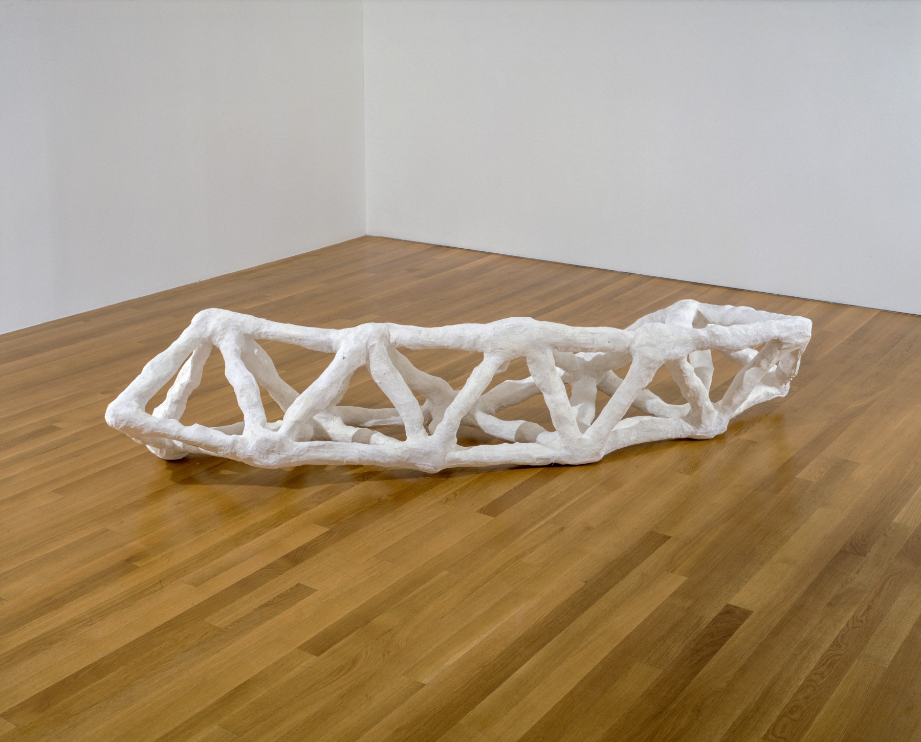 Plaster, gauze bandage, newspaper, and armature
26 &amp;times; 25 &amp;times; 116 in. (66 &amp;times; 63.5 &amp;times; 294.6 cm), unique
Solomon R. Guggenheim Museum, New York