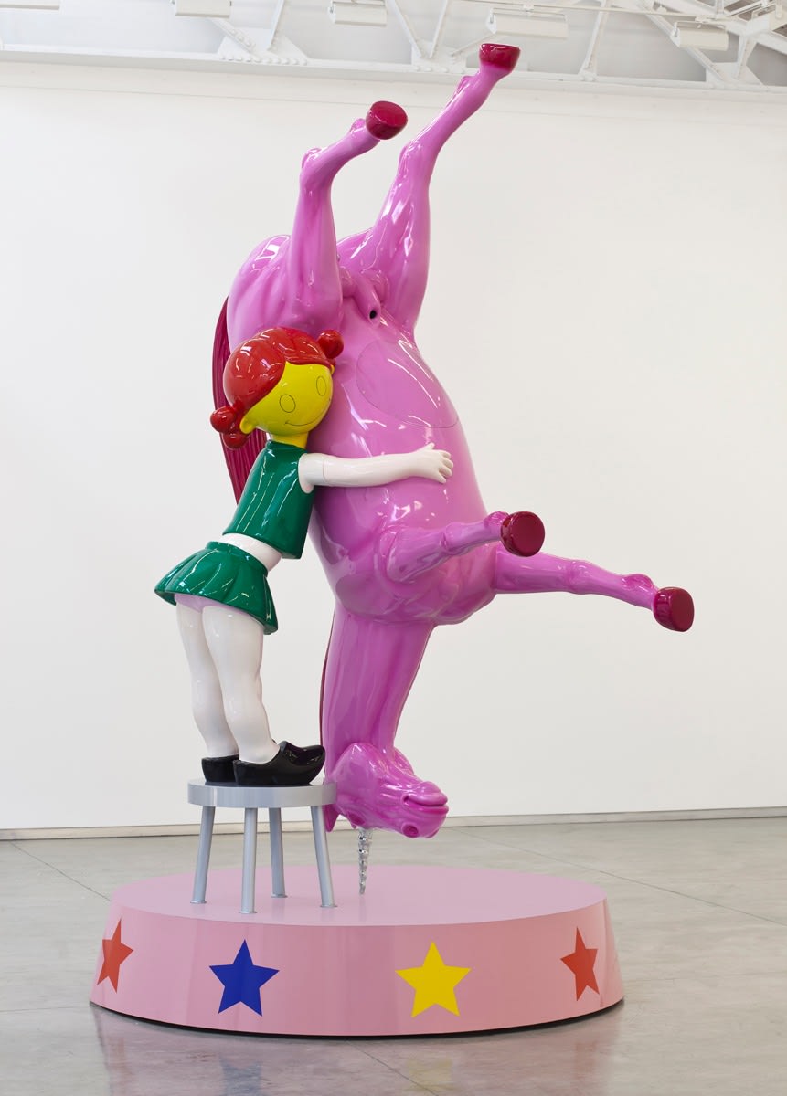 Richard Jackson Little Girl and Upside Down Unicorn, 2011