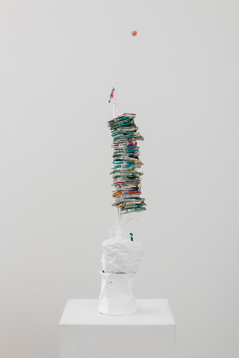 Paul Pascal Th&eacute;riault, Tall Stack / Rave, with Fuzz Ball, 2018