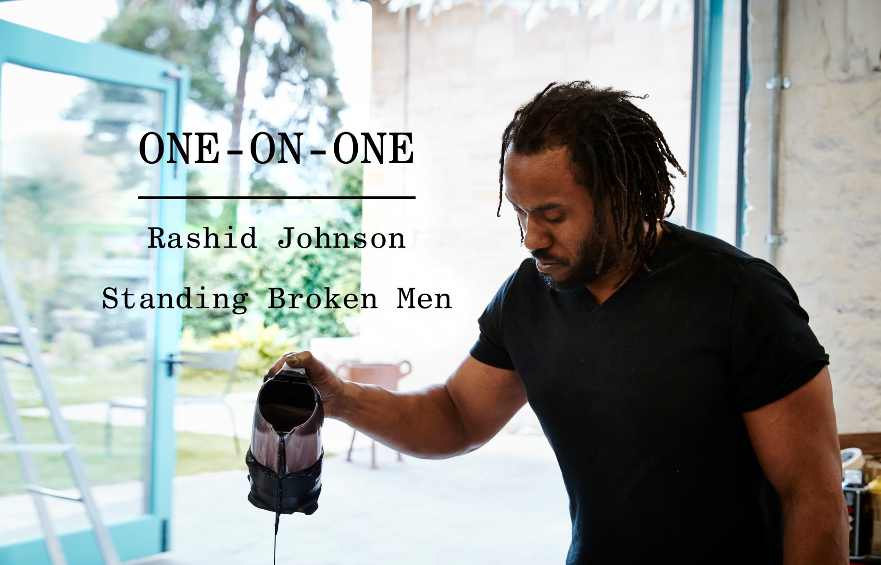 One-on-One: Rashid Johnson - Standing Broken Men - Viewing Room - David Kordansky Gallery