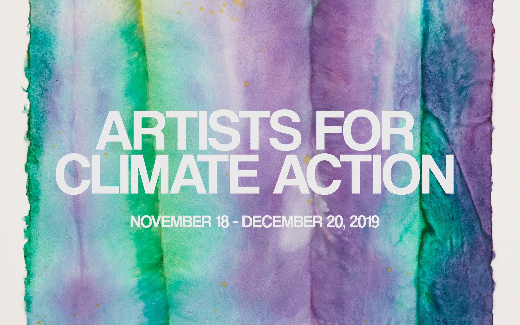 Artists for Climate Action -  - Viewing Room - David Kordansky Gallery
