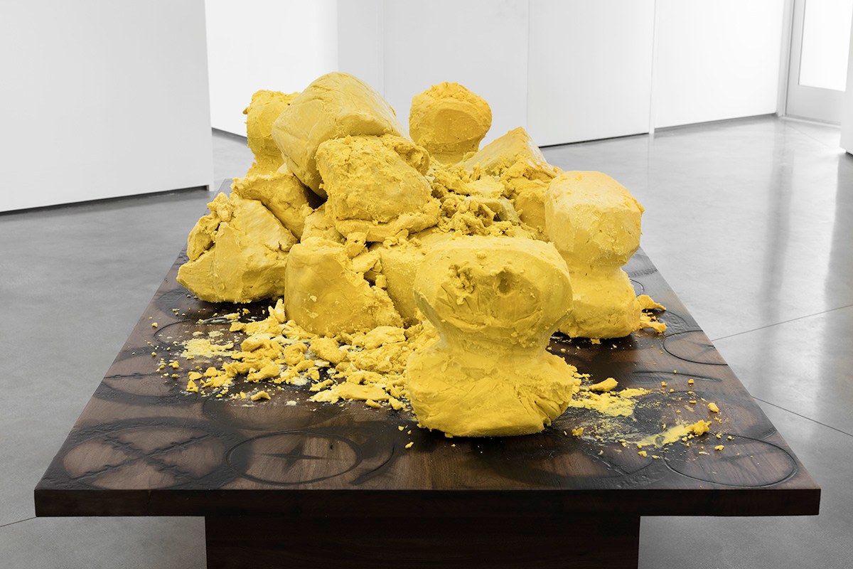 Rashid Johnson Untitled Shea Butter Table, 2018