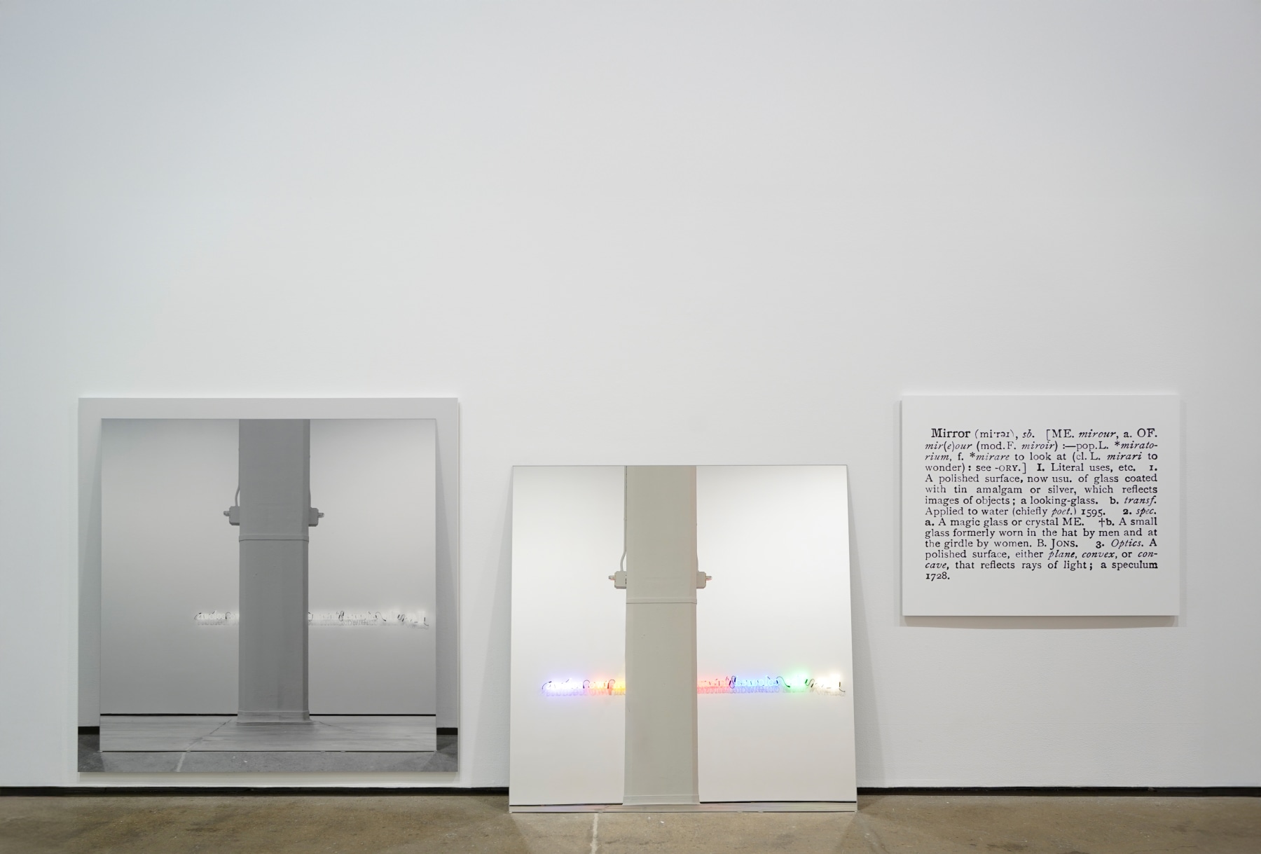 Joseph Kosuth - Future Memory - Exhibitions - Sean Kelly Gallery