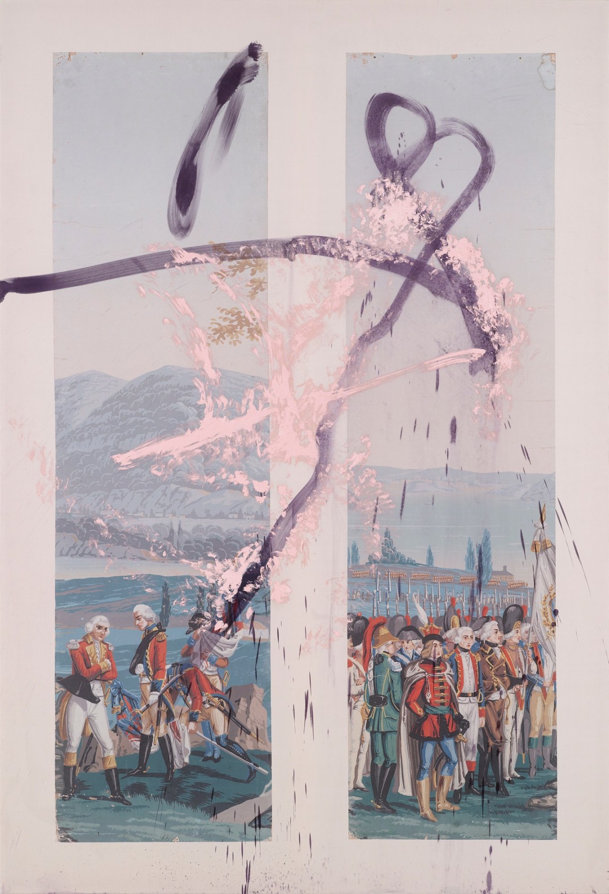 Julian Schnabel, And there was somebody wiping his tears with his flag V