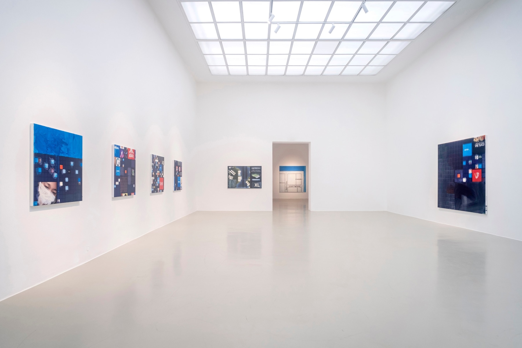 Simon Denny - Metaverse Landscapes - Viewing Room - Petzel Gallery