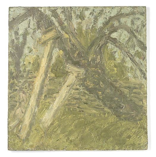 LEON KOSSOFF Cherry Tree, and Young Girl