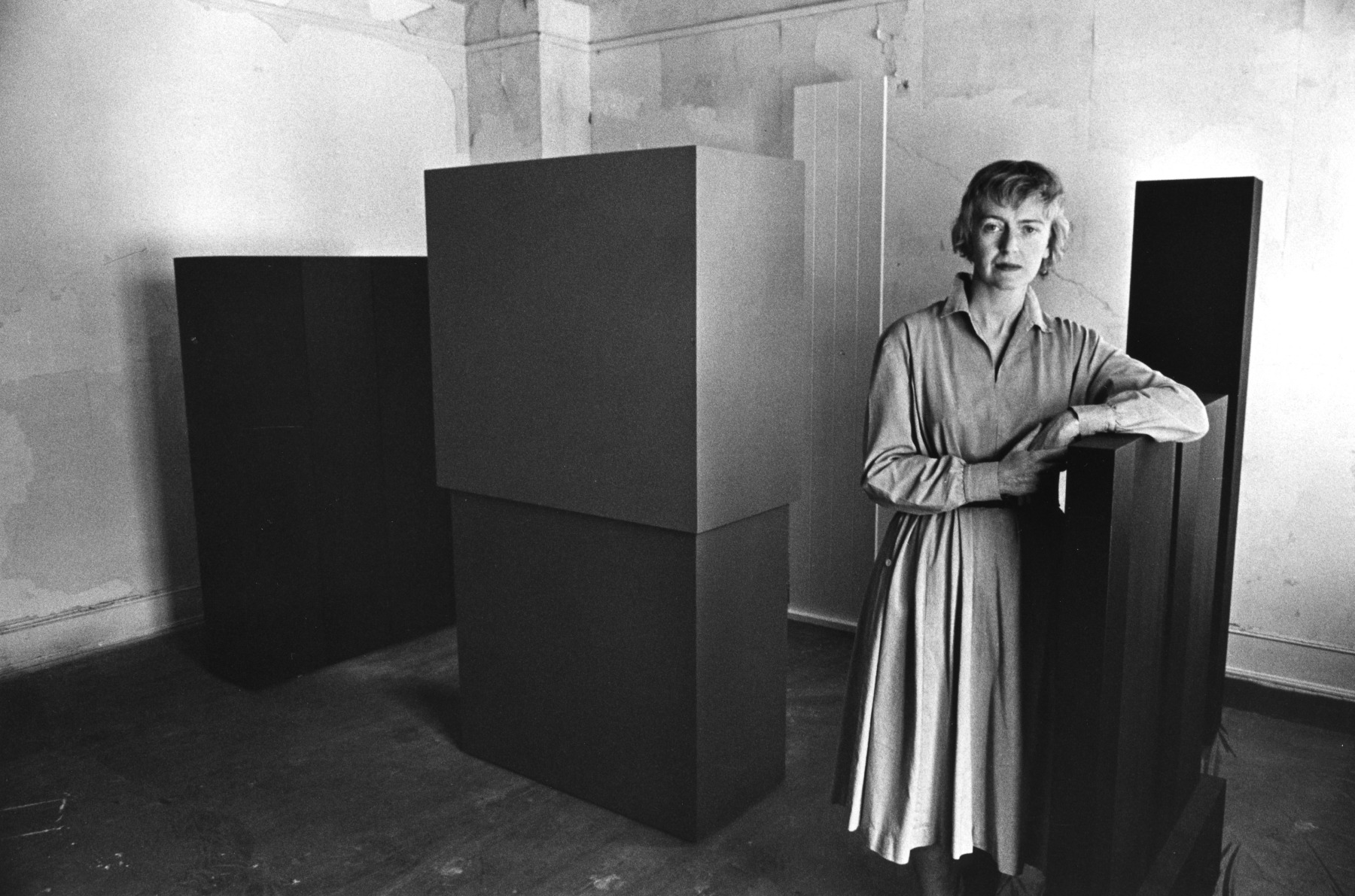 Anne Truitt in her Twining Court studio, Washington DC, 1962

&amp;copy; Estate of Anne Truitt. All rights reserved 2023 / Bridgeman Images