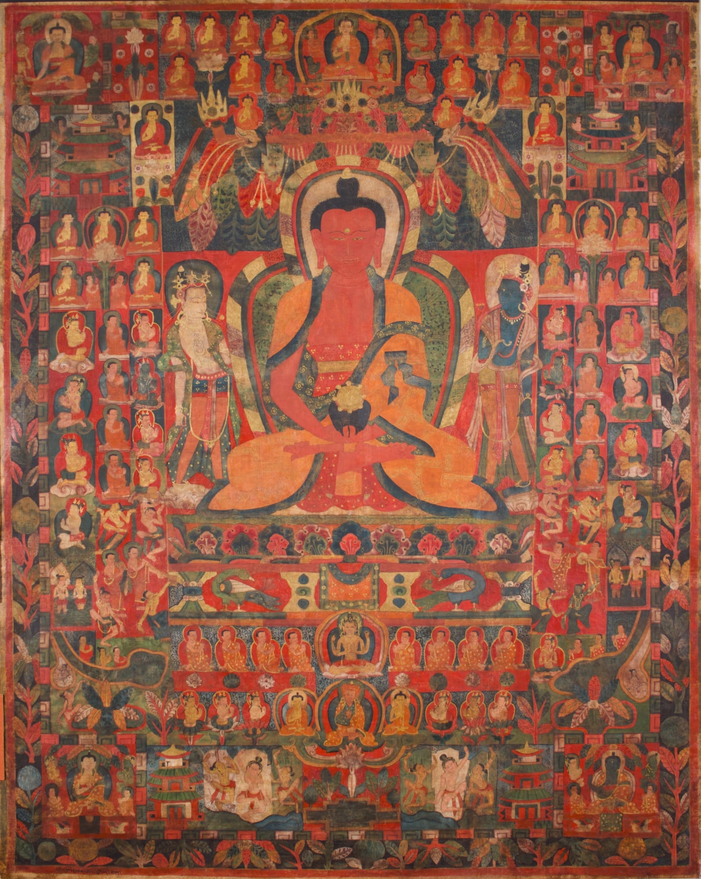 Amitabha in Sukhavati - Tibet - Artworks-Items - Carlton Rochell