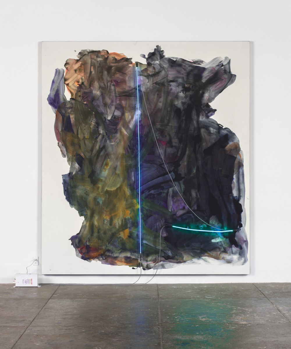 Mary Weatherford la noche, 2014