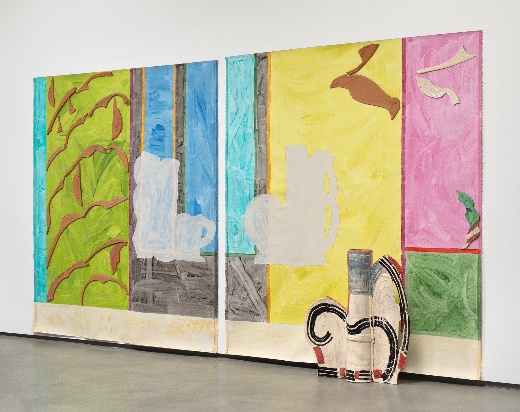 Betty Woodman Paola&#039;s Room (diptych), 2011