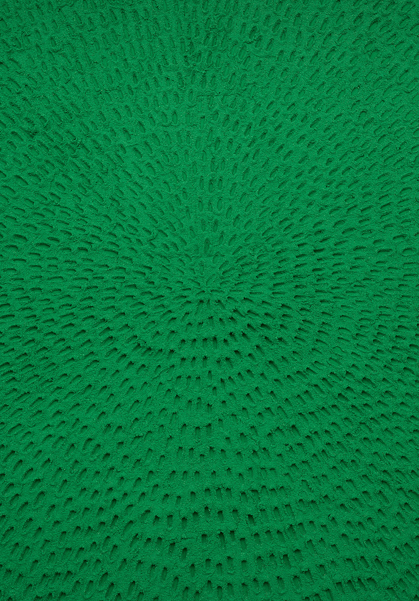 Jennifer Guidi Capitol Creek A (Green Sand SF #1G Mandala, Green Ground),&nbsp;2017