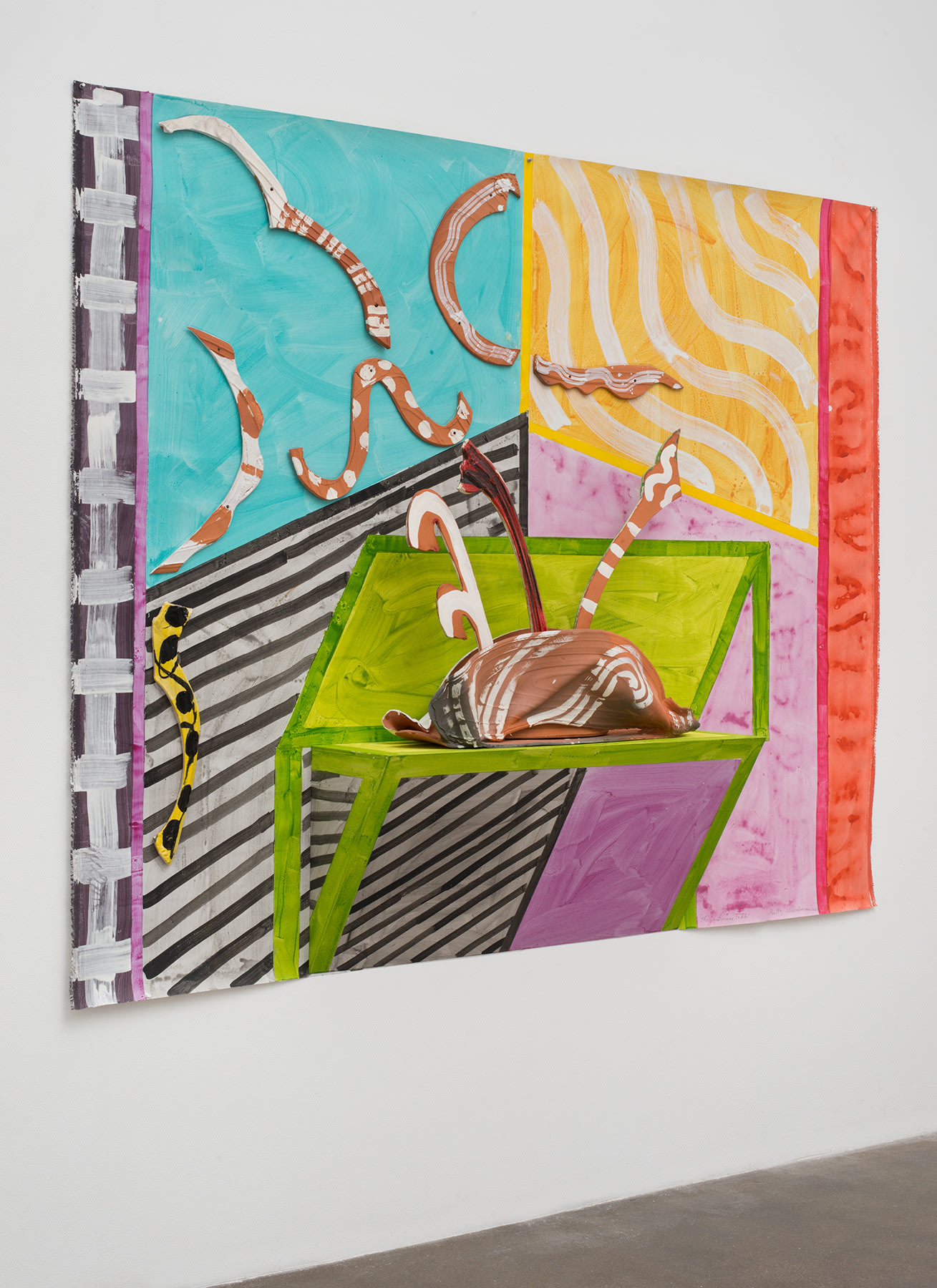 Betty Woodman The Chartreuse Table, 2014