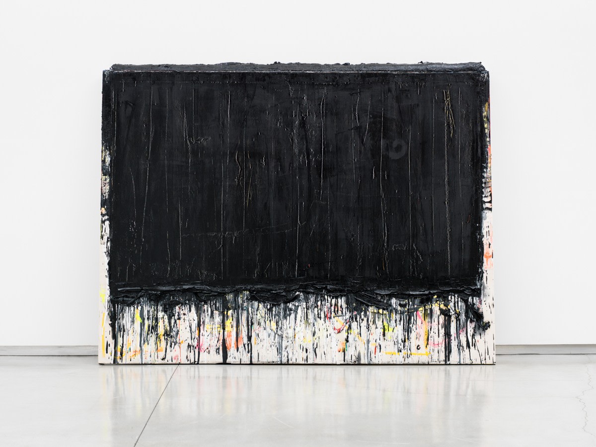 Andrew Dadson Black Lean Painting, 2013
