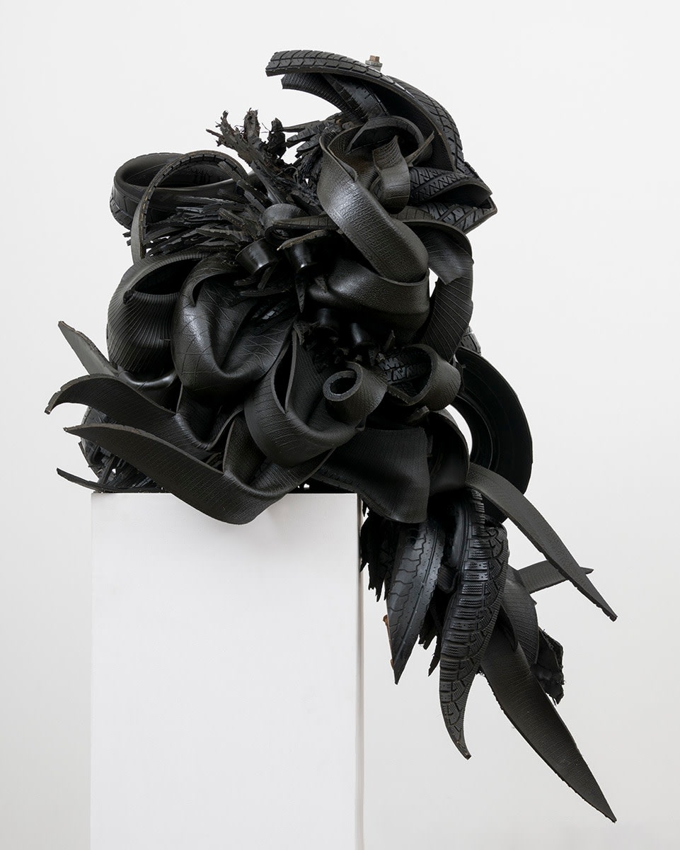 Chakaia Booker, Conversion, 2006 (detail)