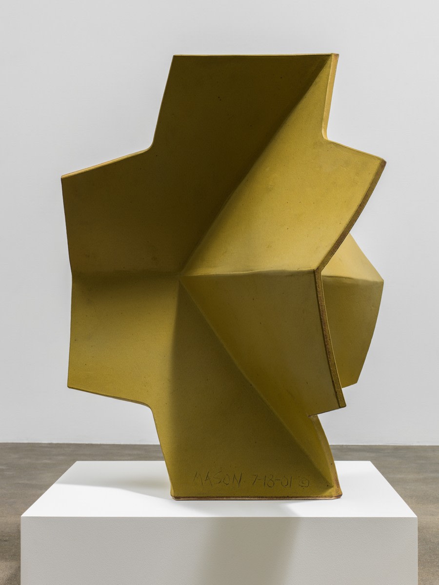 John Mason Folded Cross, Yellow-Gold, 2002