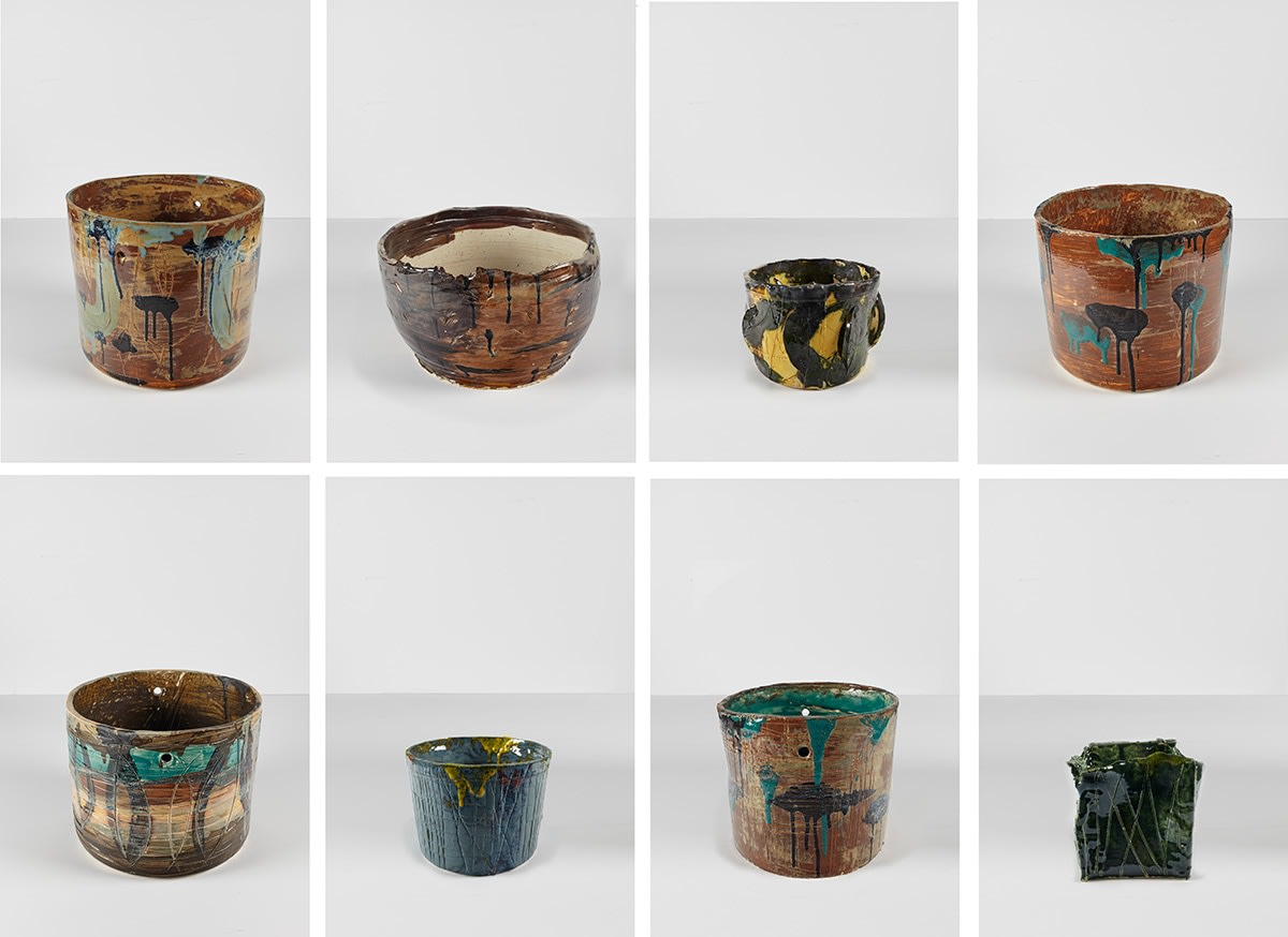 Rashid Johnson Untitled Ugly Pots, 2018