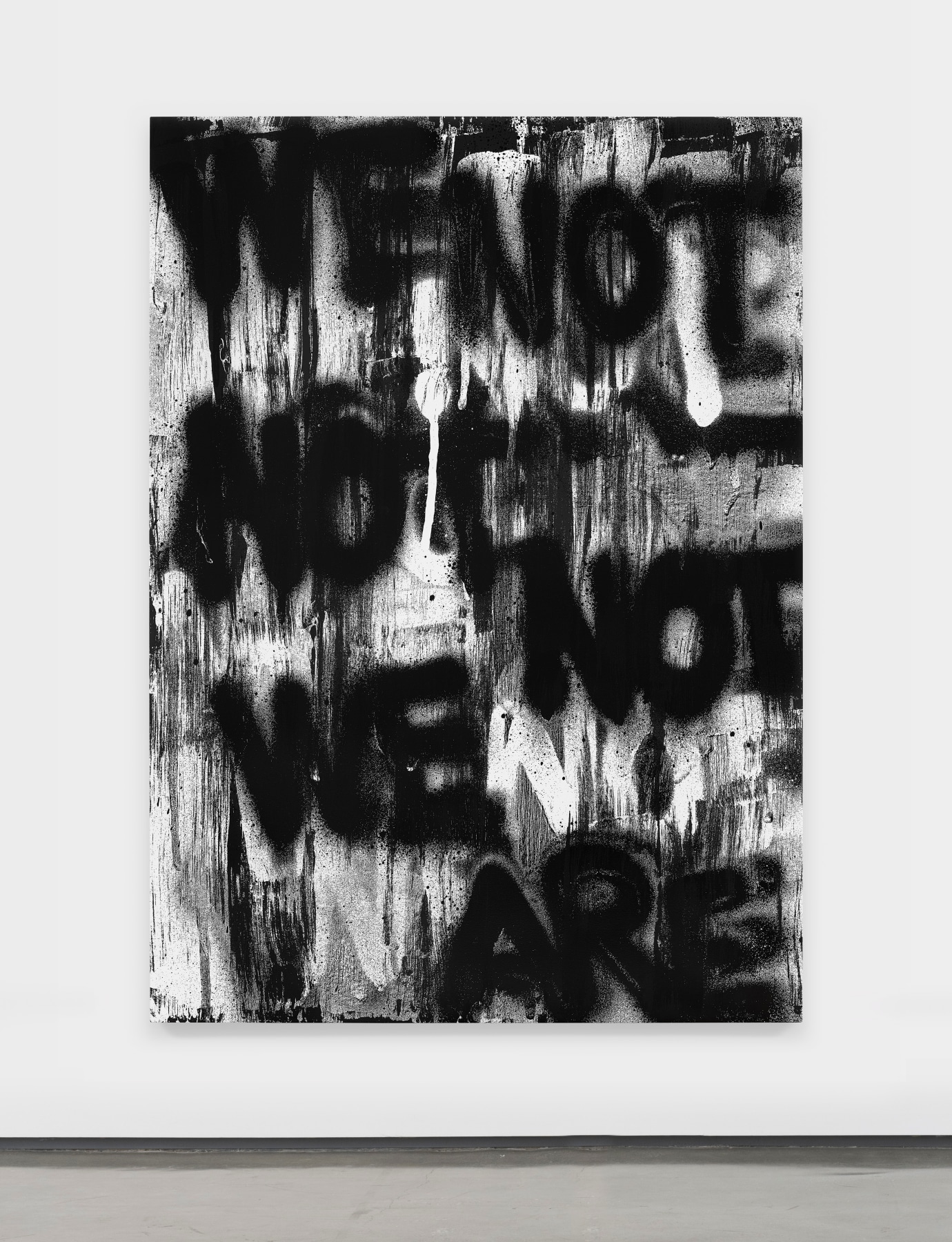 One-on-One: Adam Pendleton - Untitled (WE ARE NOT) - Viewing Room - David Kordansky Gallery