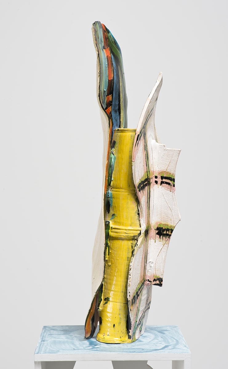 Betty Woodman Vase Upon Vase: Plaid Kimono, 2008 - 2010